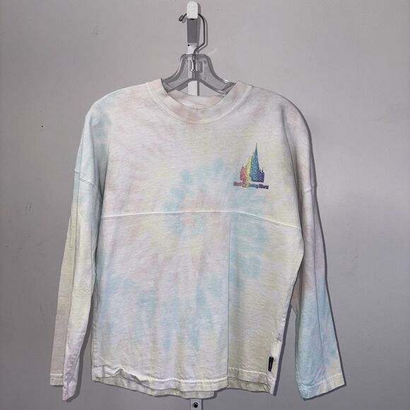 Walt Disney World Pastel Tie Dye Spirit Jersey Glittery Puff Letters Girls XL - Picture 6 of 11